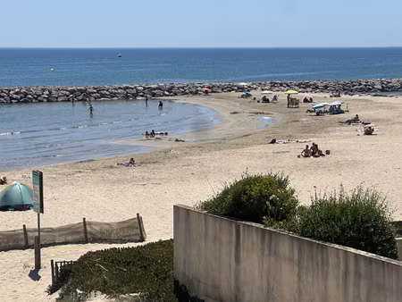 carnon plge t2 de 43 m2 hab en première ligne mer !