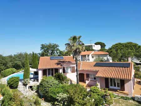 laroque des albères - belle villa avec piscine vue sur les a