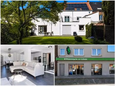 a vendre à lillois: espace commercial et duplex