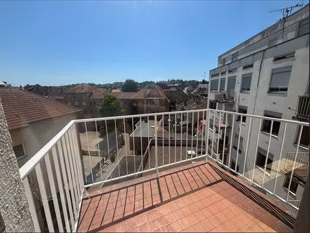 appartement t3 centre ville de sarreguemines avec cave  balcon et ascenseur