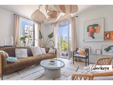 bel appartement t4 traversant et lumineux de 78 m² avec balcon et loggia