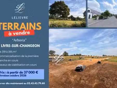 vente terrain à livré-sur-changeon (35450) : à vendre / 369m² livré-sur-changeon