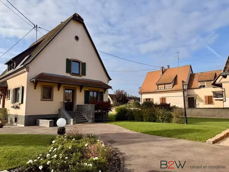 boofzheim - ensemble immobilier (maison et dépendance louée)