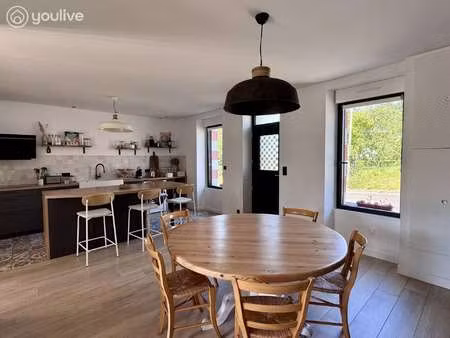 vente maison piscine à guerlédan (22530) : à vendre piscine / 90m² guerlédan