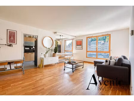 appartement climatisé 84m2 - 2 chambres - garage - quai de saône - lyon 1er