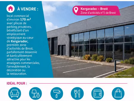 brest kergaradec  local commercial de 170 m2