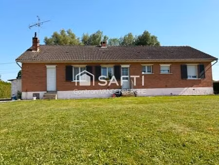 maison individuelle de plain pied 3 chambres