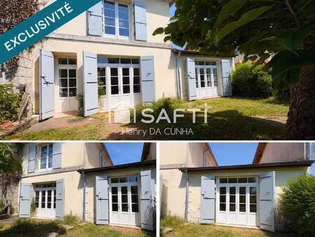maison de ville avec garage et jardin