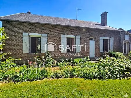 maison à la campagne vivable de plain-pied à 7min de ribemont (02240)