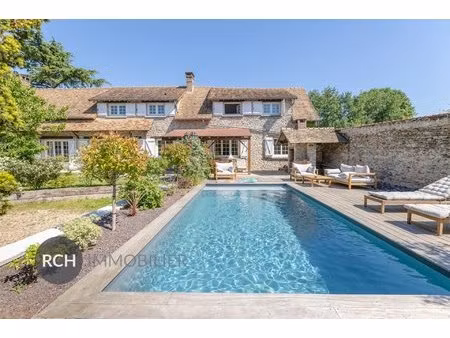 limitrophe houdan - charmante maison ancienne avec maison d'amis et piscine