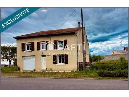 maison de village individuelle avec garage  toiture récente et énorme potentiel – 112 m² h