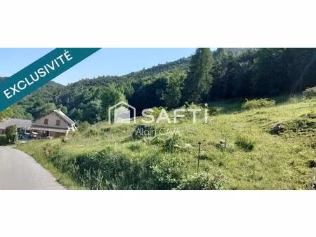 terrain de 1200m² exposé sud ouest