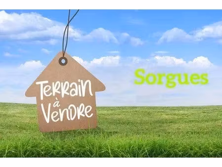 vente terrain 1028 m² sorgues (84700)