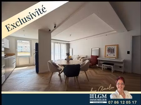 appartement t3 lumineux avec balcon plein sud et garage – centre-ville