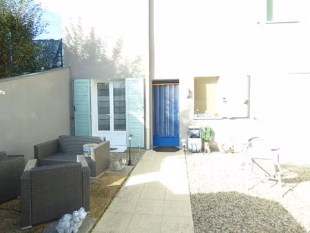ideal investisseur : appartement f2 bis avec jardinet et garage loué
