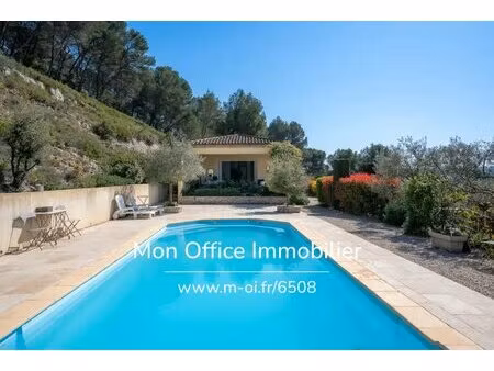 référence : 6508-jan - maison 4 pièces + garage + piscine + vue dégagée