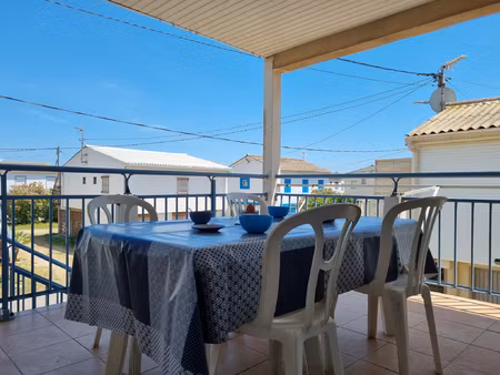 a vendre - plage des chalets - chalet 4 chambres - terrasse