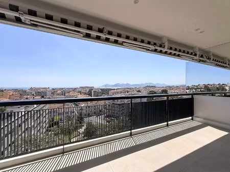 cannes montfleury penthouse 3p vue mer