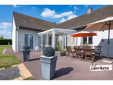 maison de plain-pied 5 pièces – 140 m² – sous-sol complet – terrain 1 880 m² – dainville