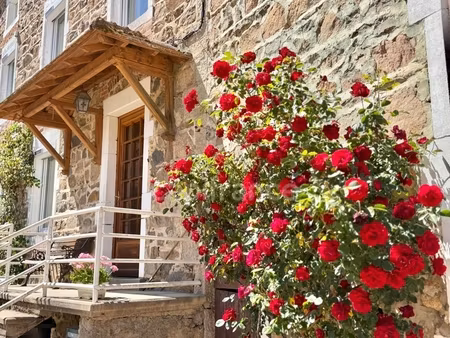 maison de bourg de 100 m2  3 chambres  terrain attenant de 371 m2 + 2450 m2 indépendant  2