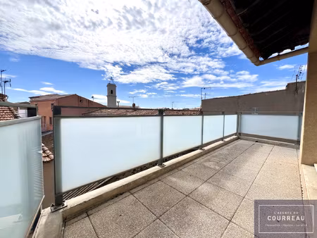marseillan f3 de 53 m2 avec terrasse de 33 m2 et garage