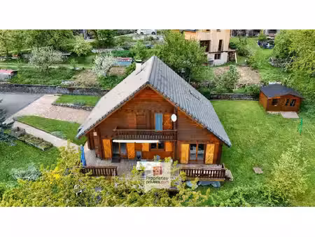 plateau des petites roches (38660) - chalet en madriers 4 chambres+ studio + carport + jar