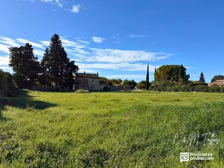 magnifique terrain constructible de 960 m² à travaillan