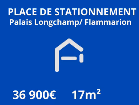 place de stationnement + moto palais longchamp