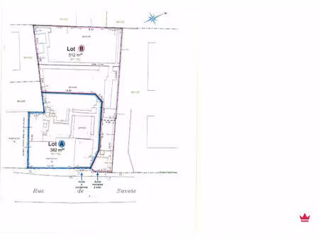 terrain plat 512 m²
