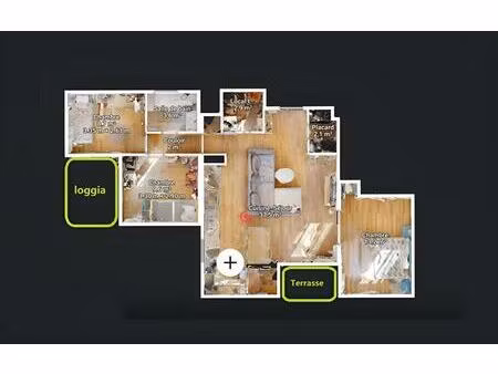 appartement t4 91 73 m2 à draguignan
