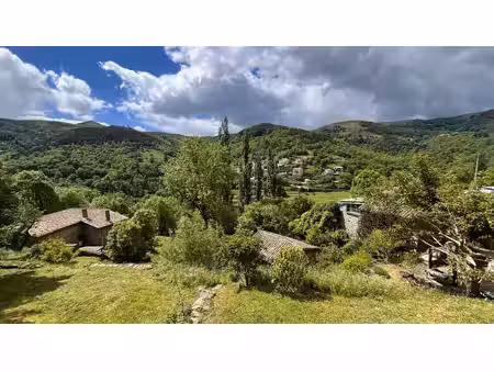 ardeche : maison de pays rénovée avec vue panoramique