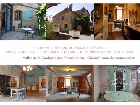 charmante maison de village rénovée offrant d'excellentes pe