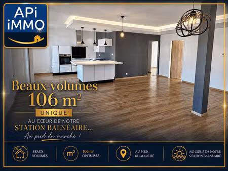 à 50 m de l'océan et du marché ? appartement de standing avec suite parentale  stationneme