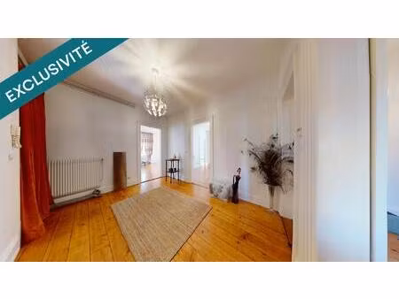 mulhouse filature / salengro – duplex de caractère 158 m² – 4 chambres – petite copropriét
