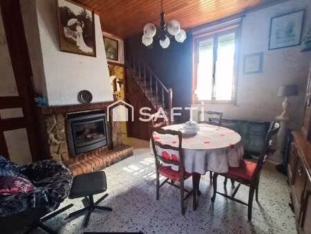 maison avec double garage à rénover entièrement