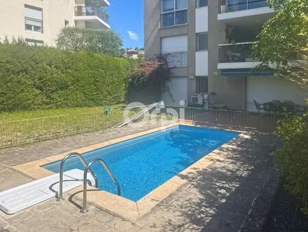niice cimiez 3/4p 104m² rez-de-jardin cave parking