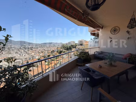 vente appartement 3 pièces 82 m² nice (06100)