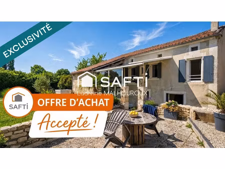 vente maison 5 pièces 88 m² à ronsenac (16320)  118 000 €