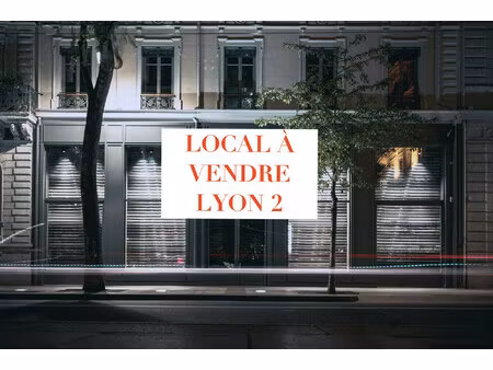 achat local commercial 25m² lyon 2ème