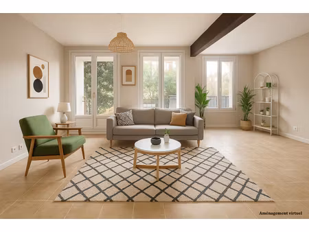à vendre : appartement avec jardin cave et parking 3 pièces à aix-en-provence - les milles