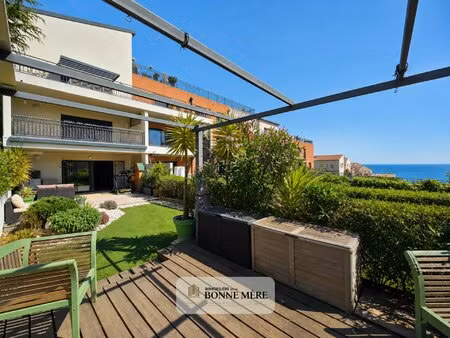 rez-de-jardin t3 de 64m² avec terrasses  jardin et double box