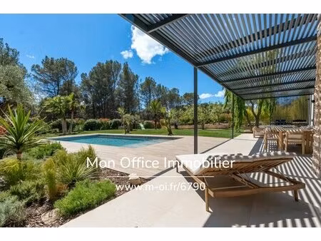 référence : 6790-fbr. - maison contemporaine 215 m² avec piscine