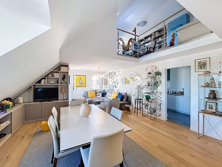honfleur - splendide duplex 185m2 vue mer
