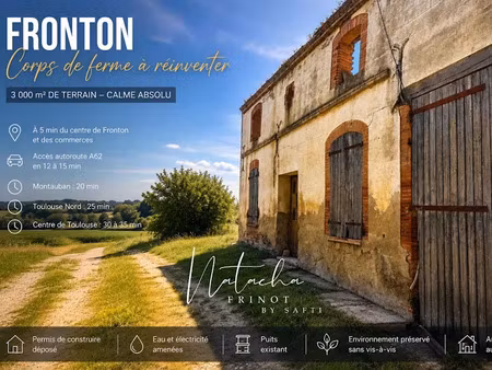 vente maison 1 pièce 260 m² à fronton (31620)  185 500 €