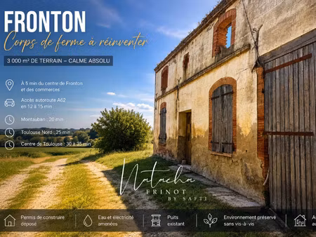 vente maison 1 pièce 260 m² fronton (31620)