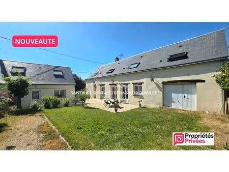 proche maintenon - jouy ravissante longere de 175 m² + dependance habitable de 56 m²