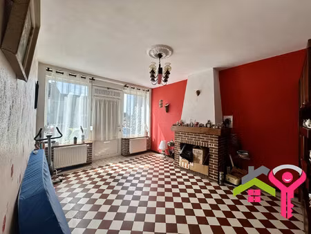 maison semi individuelle - 2 chambres - grange - terrain - en pl