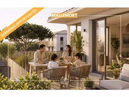 vente appartement neuf 4 pièces 89m2 mallemort - 352000 € - surface privée