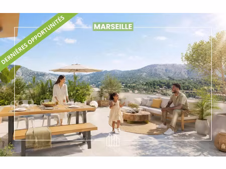 vente appartement neuf 3 pièces 61m2 marseille 11eme - 343507 € - surface privée