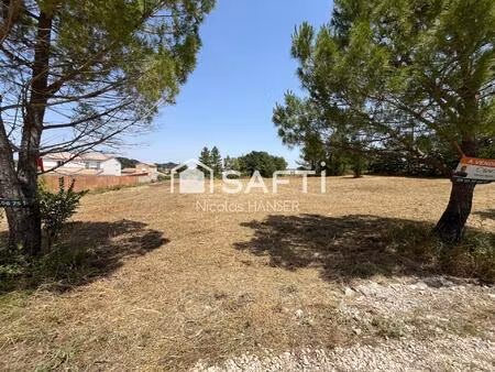 vente terrain 1800 m² saint-hilaire-de-brethmas (30560)